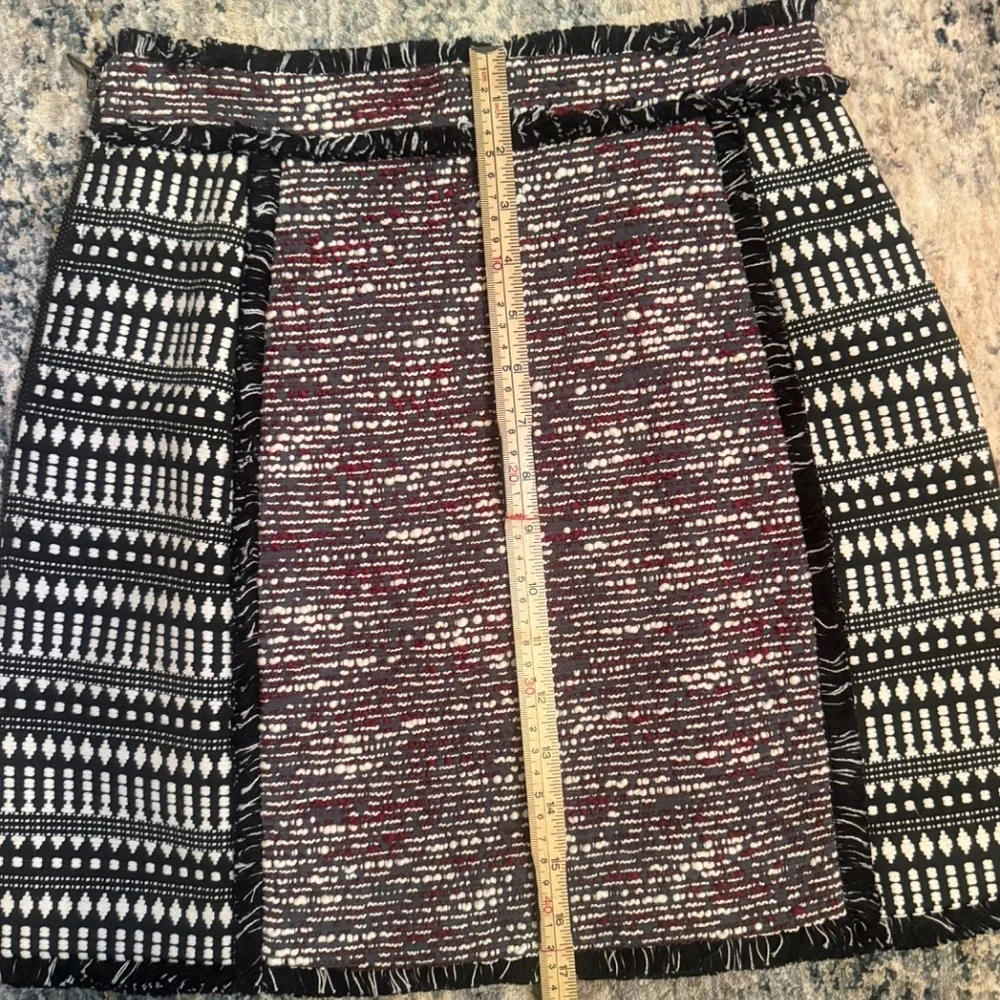NWT French Connection Pixel Mix Tweed Miniskirt sz 6